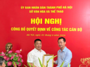 HỘI NGHỊ CÔNG BỐ QUYẾT ĐỊNH VỀ CÔNG TÁC CÁN BỘ