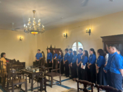 CHI ĐOÀN VĂN PHÒNG VÀ CHI ĐOÀN VỤ TỔ CHỨC CÁN BỘ, NGÂN HÀNG NHÀ NƯỚC VIỆT NAM ĐẾN THĂM VÀ DÂNG HƯƠNG TẠI DI TÍCH QUỐC GIA NHÀ SỐ 48 PHỐ HÀNG NGANG